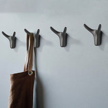 Load image into Gallery viewer, Modern Animal-Shaped Wall Hook | Brushed Brass Zinc Alloy - Stylish Coat Hanger
