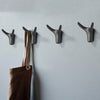 Modern Animal-Shaped Wall Hook | Brushed Brass Zinc Alloy - Stylish Coat Hanger