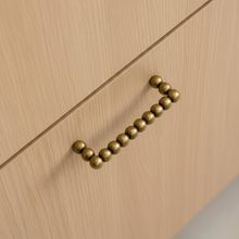 Load image into Gallery viewer, Antique Bronze Beaded Cabinet Pulls:  Drawer Handles, Modern Kitchen Hardware
