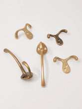 Load image into Gallery viewer, Vintage Brass European Wall Coat Hooks, Nordic Luxury Clothes Hanging Hooks for Entryway Cloakroom Fitting Room
