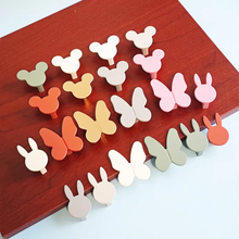 Load image into Gallery viewer, Colorful Kids Room Cabinet Knob: Zinc Alloy Mouse, Rabbit, Butterfly

