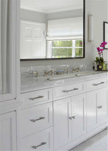 Load image into Gallery viewer, 3.78&quot;, 5&quot; &amp; 6.3&quot; Polished Chrome Modern Kitchen Pulls | Solid Cabinet Handles, Drawer Knobs &amp; Dresser Handles | Kitchen Hardware
