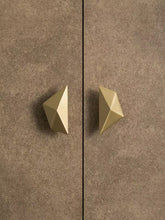 Load image into Gallery viewer, Brass Irregular Design Minimalist Retro Cabinet Knob, Single Hole Brass Drawer Pull, Unique Furniture Handle for Wardrobe &amp; Cupboard
