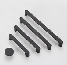 Load image into Gallery viewer, 3.78&quot;, 5&quot;, 6.3&quot; &amp; 7.55&quot; Brushed Brass, Black &amp; Coffee Bronze Cabinet Knobs | Drawer Pulls for Dresser, Kitchen, Wardrobe &amp; Cupboard Handles
