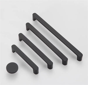 3.78", 5", 6.3" & 7.55" Brushed Brass, Black & Coffee Bronze Cabinet Knobs | Drawer Pulls for Dresser, Kitchen, Wardrobe & Cupboard Handles