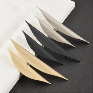 1.25", 2.5", 3.75" (32mm, 64mm, 96mm) Gold Modern Drawer Pulls | Dresser, Kitchen Cabinet & Cupboard Handles | Door Pulls