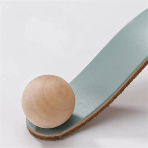 3.78", 5", 6.3" Brass & Leather Cabinet Knobs | Pink, Black & Blue Cowhide Door & Drawer Pulls, Dresser & Kitchen Knobs