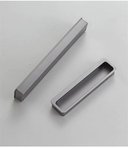 Invisible Recessed Kitchen Pulls | Concealed Embedded Drawer Handles, Extended Closet Door & Cabinet Pulls