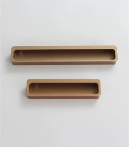 Invisible Recessed Kitchen Pulls | Concealed Embedded Drawer Handles, Extended Closet Door & Cabinet Pulls