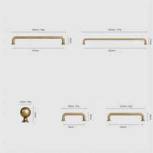 Load image into Gallery viewer, 3&quot;, 5&quot;, 7.56&quot;, 12.6&quot; Antique Bronze Cabinet Pulls | Vintage Drawer &amp; Kitchen Door Handles, Dresser Pulls, Retro Hardware

