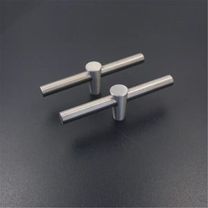 T Bar Brushed Brass Knobs, Pulls & Handles | Cabinet, Drawer, Dresser, Kitchen, Wardrobe & Closet Hardware